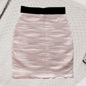 Vintage Y2K Soft Textured Double Lined Soft Pink Mini Skirt